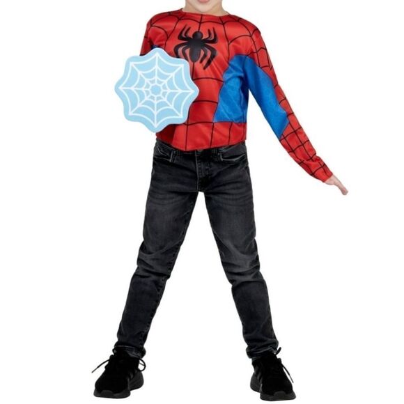 Marvel Spidey And His Amazing Friends Toddler Dress-Up Set with Shield 3T/4T - Picture 1 of 15